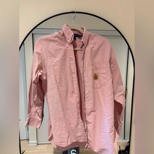 Ralph Lauren Pink Casual Button-Down Shirt